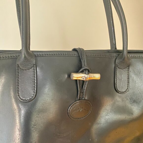 Longchamp Women's Roseau Essential Mid Leather Tote - Picture 2 of 7